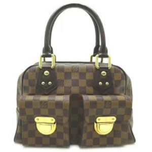Louis Vuitton Manhattan Shoulder Bag Damier Ebene Brown